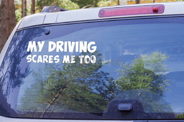 My Driving Scares Me Too - Liprint